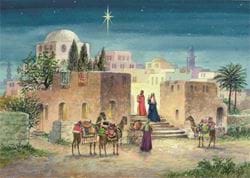 Arrival of the Three Kings - Personalised Christmas Card
