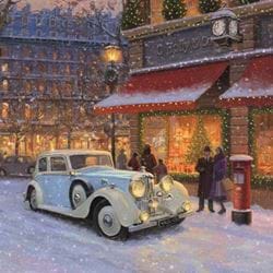 Christmas Bentley - Personalised Christmas Card