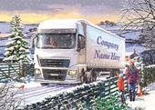 Christmas Deliveries  - Front Personalised Christmas Card