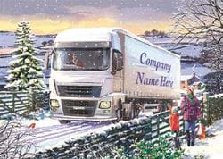 Christmas Deliveries  - Front Personalised Christmas Card