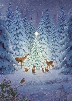 Enchanting Tree - Personalised Christmas Card