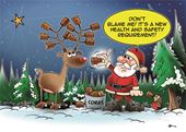 Health and Safety - Personalised Christmas Card