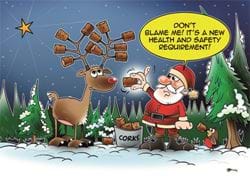 Health and Safety - Personalised Christmas Card