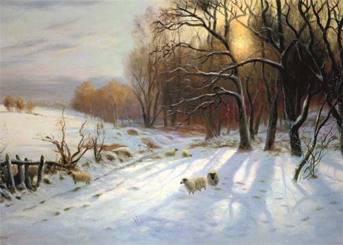 Now Fades the Light of Winter’s Day - Personalised Christmas Card
