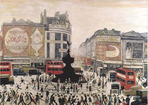 Piccadilly Circus, 1960 - Personalised Christmas Card