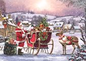 Sleigh Full of Presents - Personalised Christmas Card