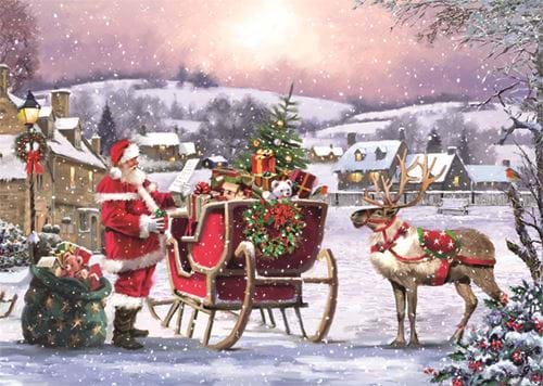 Sleigh Full of Presents - Personalised Christmas Card