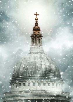 Snow on St Paul’s - Personalised Christmas Card