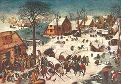 The Census at Bethlehem - Personalised Christmas Card