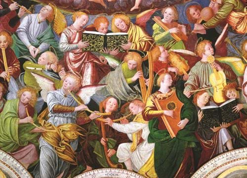 The Concert of Angels - Personalised Christmas Card