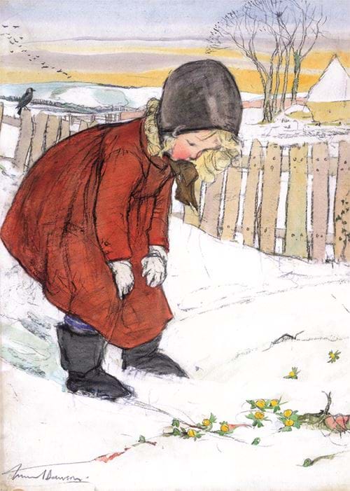 The First Aconite - Personalised Christmas Card