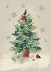 Festive Tree - Personalised Christmas Card