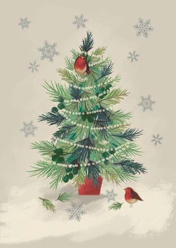 Festive Tree - Personalised Christmas Card