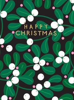 Mistletoe Mini Christmas Cards - Pack of 10