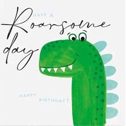 Roarsome Day Birthday Card
