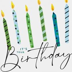 Candles Birthday Card