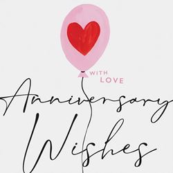 Heart Balloon Anniversary Card