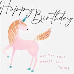 Unicorn Birthday Card