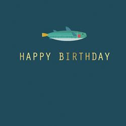Fish Birthday Card