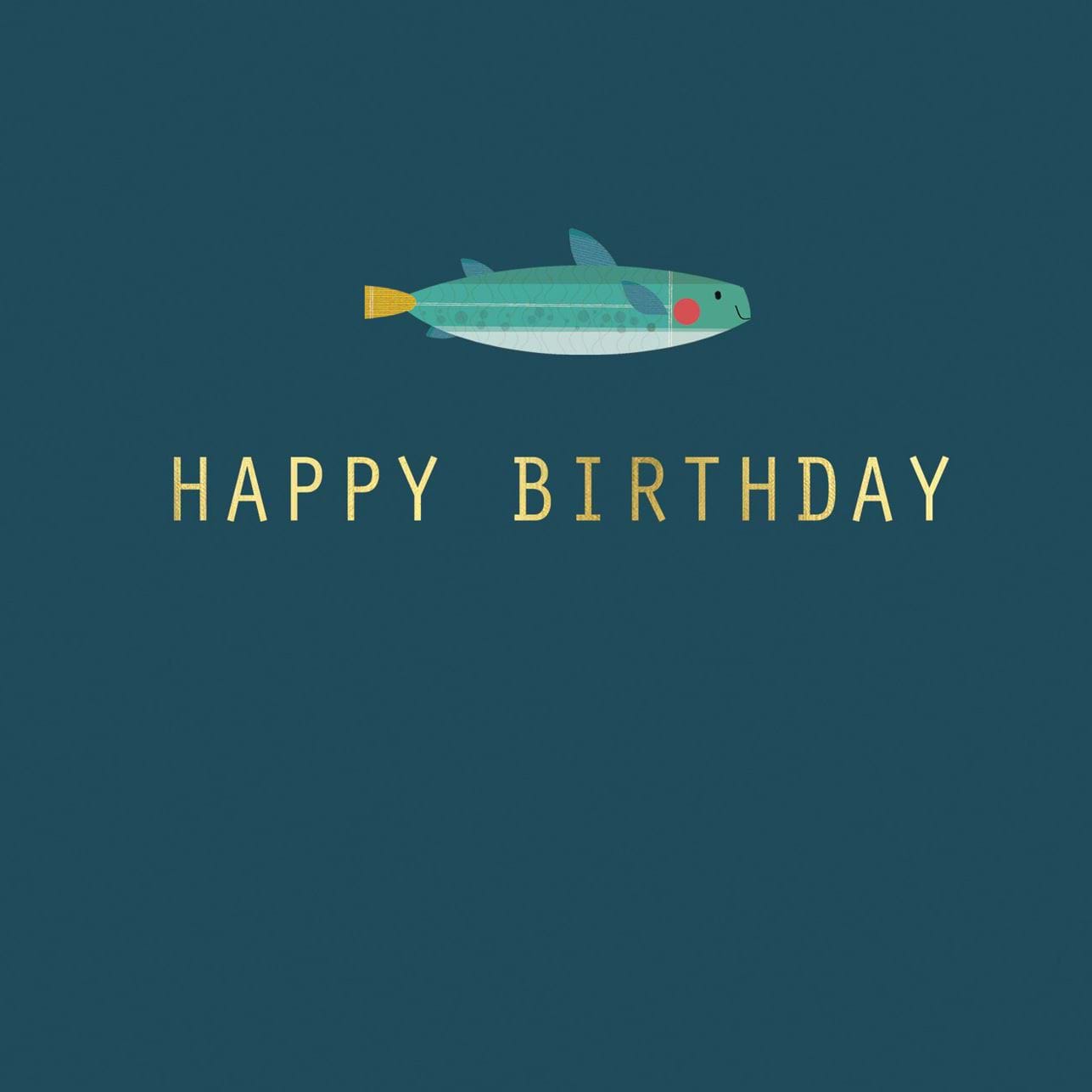 Fish Birthday Card