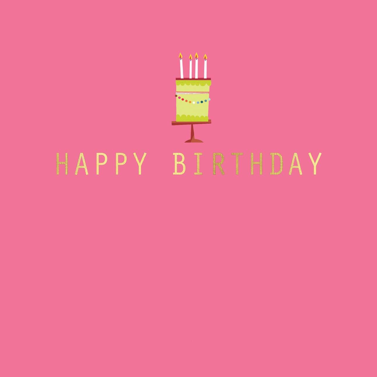 Cake Birthday Card