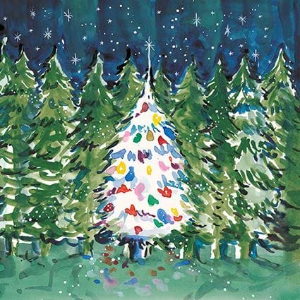 All Lit Up Christmas Cards - Pack of 10