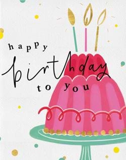 Jelly Birthday Card