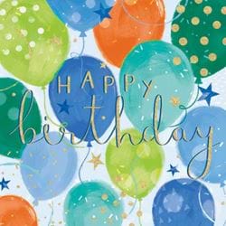 Balloons Birthday Card