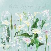 Calla Lily Sympathy Card