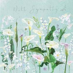 Calla Lily Sympathy Card