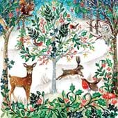 Winter Forest Glade Christmas Cards - Pack of 5