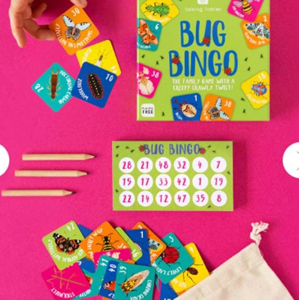 Bug Bingo Family Card Game