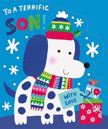 Puppy Son Christmas Card