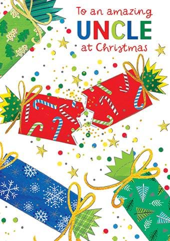 Cracker Uncle Christmas Card