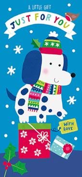 Festive Puppy Money Wallet