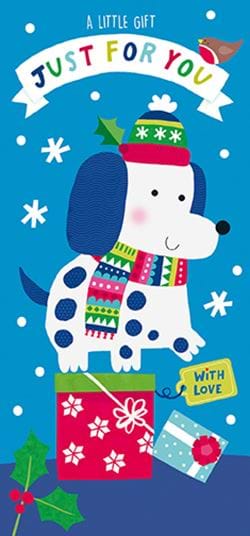 Festive Puppy Money Wallet
