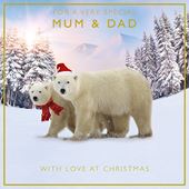 Polar Bears Mum & Dad Christmas card