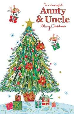 Auntie & Uncle Christmas Cards
