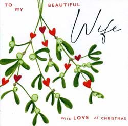 Mistletoe Wife Christmas Card
