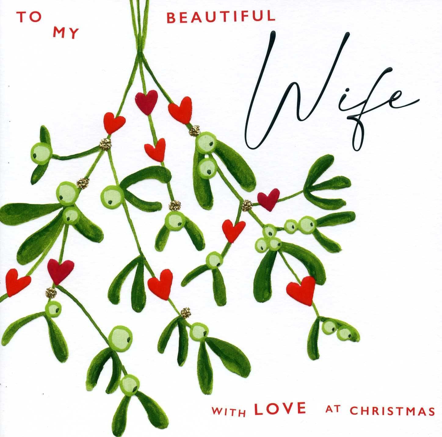Mistletoe Wife Christmas Card