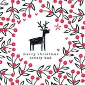 Reindeer Dad Christmas Card