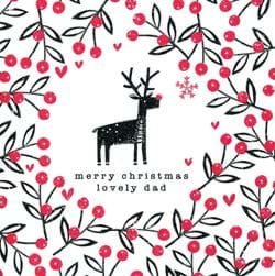 Reindeer Dad Christmas Card