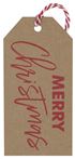 Christmas Gift Tags - Merry Christmas Kraft