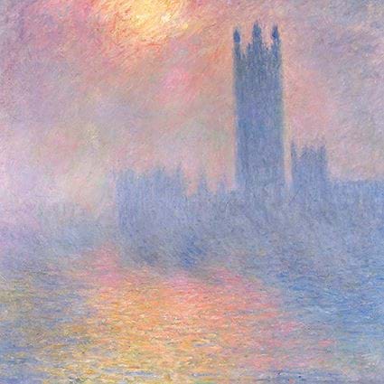 Claude Monet Houses of Parliament Greeting Card