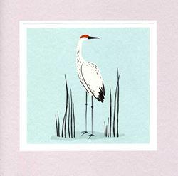 Sandhill Crane Greeting Card