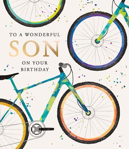 Wonderful Son Birthday Card
