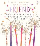 Sparkle Friend Birthday Card