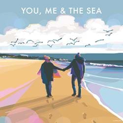 You, Me & The Sea Anniversary Card