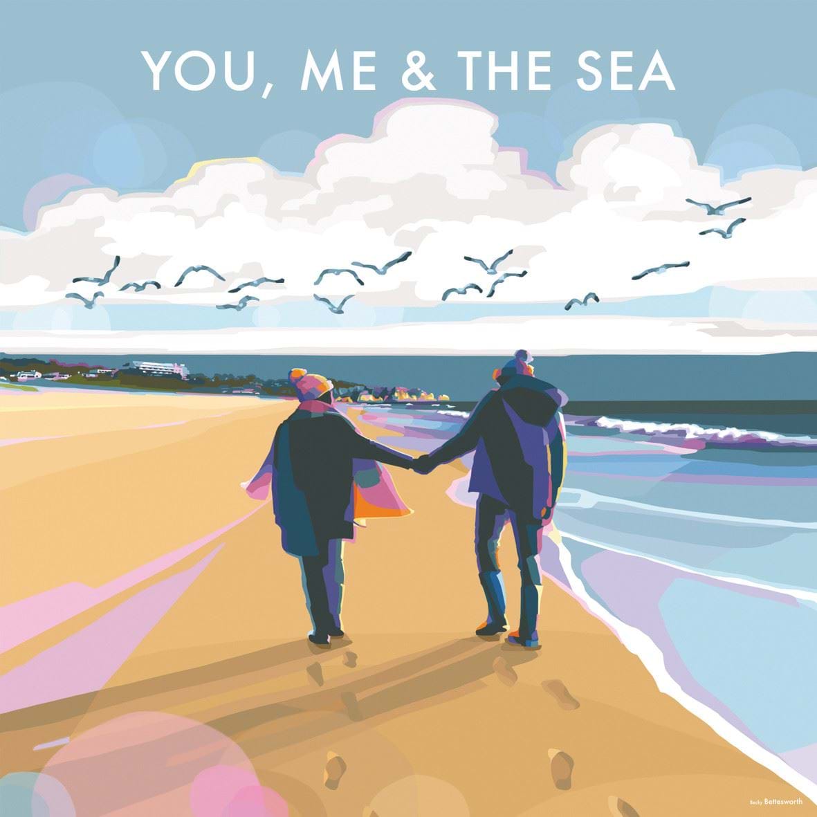 You, Me & The Sea Anniversary Card