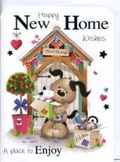 A Place To Enjoy New Home Card